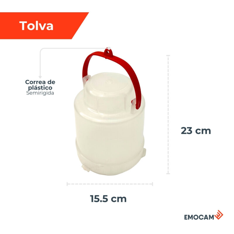 BEBEDERO PARA POLLOS DE INICIACION O CODORNIZ 1.5 LITROS