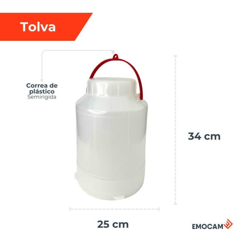 BEBEDERO PARA POLLOS 8.5 LITROS