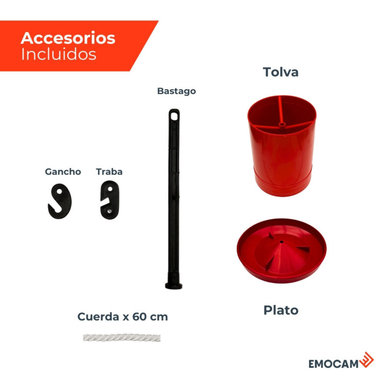 COMEDERO PARA POLLOS 12 KILOS
